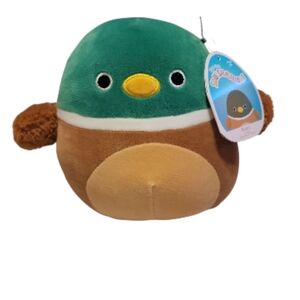 Squishmallow Avery Mallard Duck Plush Soft Kellytoy 7.5” Inch Green Brown